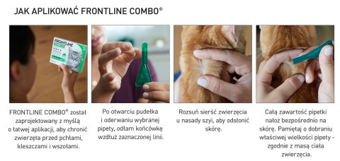 Frontline (Boehringer Ingelheim) FRONTLINE Combo Spot-On Dla Kotów 3x0,5ml