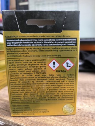 Laboratorium DermaPharm Laboratorium DermaPharm Sabunol Plus Obroża Przeciw Pchłom I Kleszczom Dla Psa 75cm