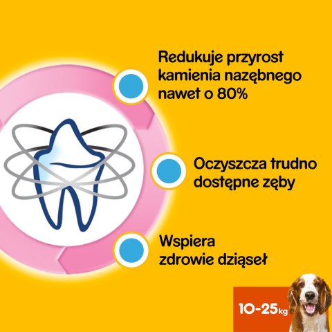 Pedigree Pedigree DentaStix Przysmak Dentystyczny Dla Psów Od 4 Miesiąca I Wadze 10-25kg 180g