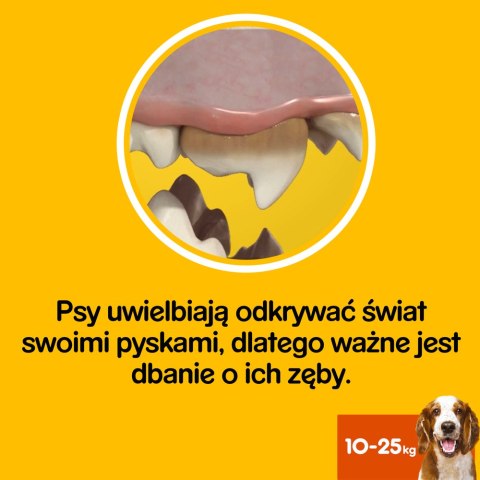 Pedigree Pedigree DentaStix Przysmak Dentystyczny Dla Psów Od 4 Miesiąca I Wadze 10-25kg 180g