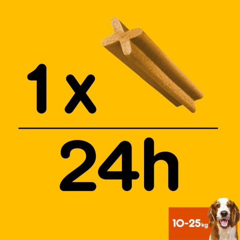 Pedigree Pedigree DentaStix Przysmak Dentystyczny Dla Psów Od 4 Miesiąca I Wadze 10-25kg 180g