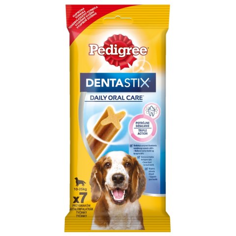 Pedigree Pedigree DentaStix Przysmak Dentystyczny Dla Psów Od 4 Miesiąca I Wadze 10-25kg 180g
