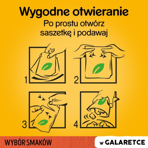 Pedigree Pedigree Mokra Karma Dla Dorosłych Psów W Galaretce Z Wołowiną, Z Kurczakiem, Z Jagnięciną, Z Drobiem 12x100g