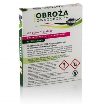 Pess Pess Per Obroża Owadobójcza Dla Psa Bezzapachowa Brązowa 60cm