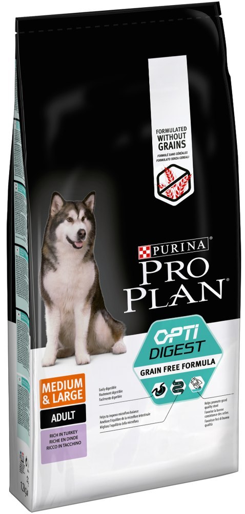Purina Pro Plan Purina Pro Plan Adult Medium&Large Digestion OptiDigest 12kg