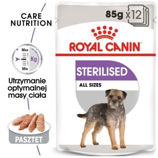 Royal Canin ROYAL CANIN CCN Sterilised Mini Pasztet 12x85g