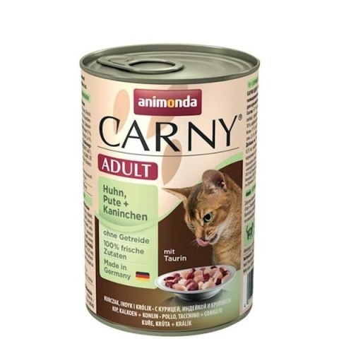 Animonda Animonda Cat Carny Adult Kurczak, Indyk I Królik 400g