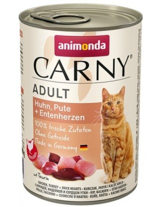 Animonda Animonda Cat Carny Adult Kurczak, Indyk I Serca Kaczki 400g