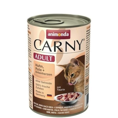 Animonda Animonda Cat Carny Adult Kurczak, Indyk I Serca Kaczki 400g