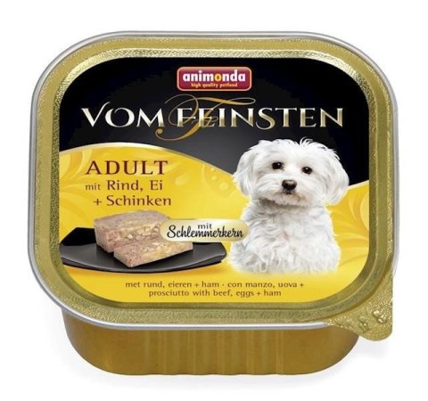 Animonda Animonda Dog Vom Feinsten Adult Wołowina, Jaja I Szynka 150g