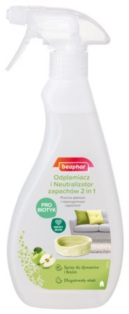 BEAPHAR BEAPHAR 2 W 1 Odplamiacz I Neutralizator Zapachów 500ml