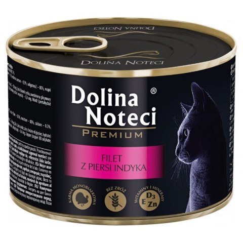 Dolina Noteci Dolina Noteci Premium Dla Kota Filet Z Piersi Indyka W Sosie 185g