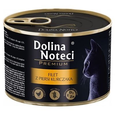 Dolina Noteci Dolina Noteci Premium Dla Kota Filet Z Piersi Kurczaka W Sosie 185g