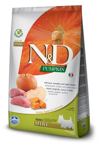 Farmina Farmina N&D Pumpkin Grain Free Canine Adult Mini Boar&Apple 800g