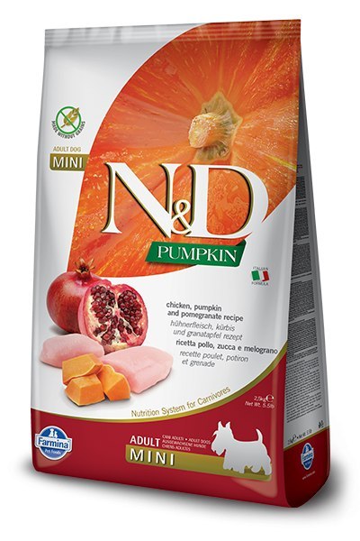 Farmina Farmina N&D Pumpkin Grain Free Canine Adult Mini Chicken&Pomegranate 2,5kg
