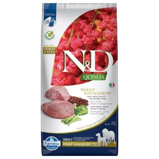 Farmina Farmina N&D Quinoa Canine Weight Management Lamb 7kg