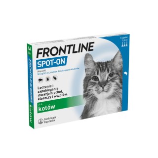 Frontline (Boehringer Ingelheim) FRONTLINE Spot On Dla Kotów 3x0,5ml
