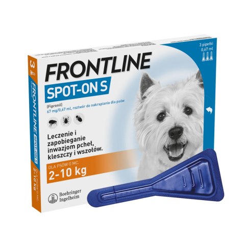 Frontline (Boehringer Ingelheim) FRONTLINE Spot On Dla Psa 3x0,67ml