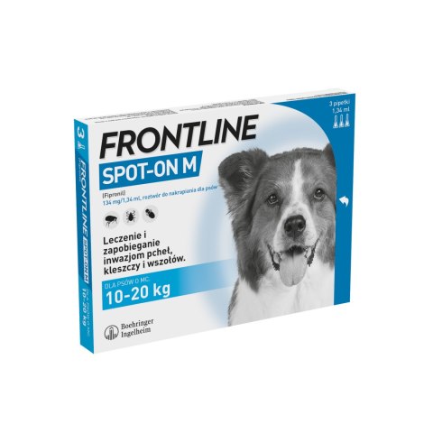 Frontline (Boehringer Ingelheim) FRONTLINE Spot On Dla Psa 3x1,34ml