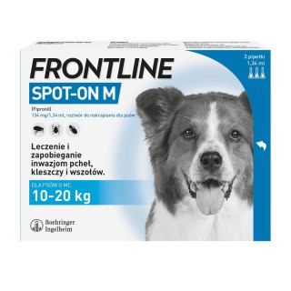 Frontline (Boehringer Ingelheim) FRONTLINE Spot On Dla Psa 3x1,34ml