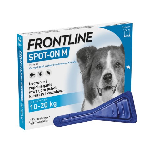 Frontline (Boehringer Ingelheim) FRONTLINE Spot On Dla Psa 3x1,34ml