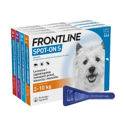 Frontline (Boehringer Ingelheim) FRONTLINE Spot On Dla Psa 3x2,68ml