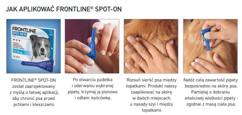 Frontline (Boehringer Ingelheim) FRONTLINE Spot On Dla Psa 3x2,68ml