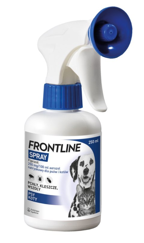 Frontline (Boehringer Ingelheim) FRONTLINE Spray Dla Psów I Kotów 250ml
