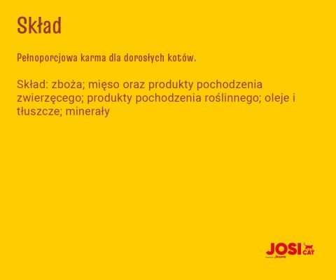 JosiCat JosiCat Josera Tasty Beef 18kg