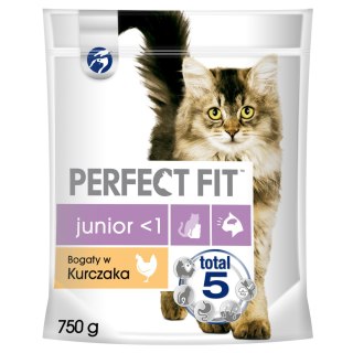 Perfect Fit PERFECT FIT (Junior) 750g Bogaty w kurczaka - sucha karma dla kota