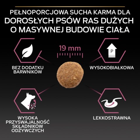 Purina Pro Plan Purina Pro Plan Large Adult Robust Optiderma Łosoś Z Ryżem 14kg