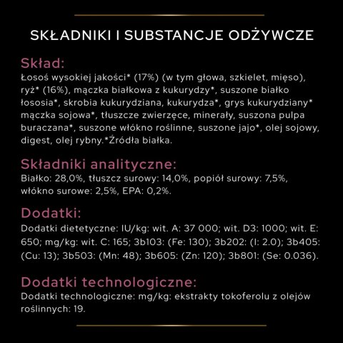 Purina Pro Plan Purina Pro Plan Large Adult Robust Optiderma Łosoś Z Ryżem 14kg