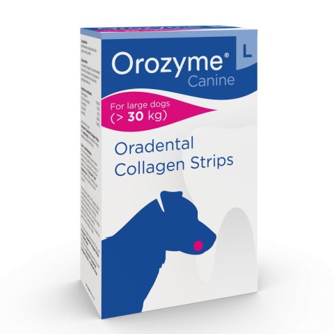 Animalcare Orozyme Oradental Collagen Strips Kolagenowe Płatki Czyszczące Dla Psa L 141g