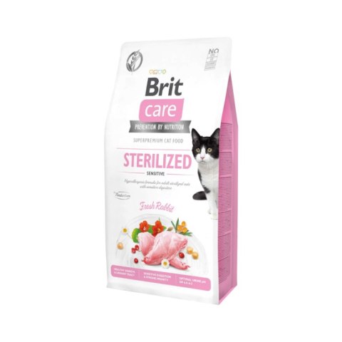 Brit Brit Care Cat Grain-Free Sterilized Sensitive Z Królikiem 7kg