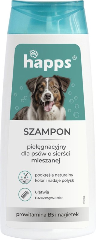 Bros Sp z o.o. Bros Happs Szampon Pielęgnacyjny Dla Psów O Sierści Mieszanej 200ml