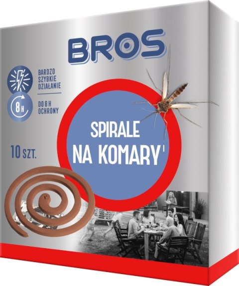 Bros Sp z o.o. Bros Spirale Na Komary 10 szt