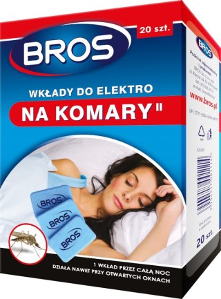 Bros Sp z o.o. Bros Wkłady Do Elektro Na Komary 20 szt