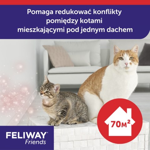 Ceva Animal Health Polska Sp. z o.o. Ceva Animal Health Polska Sp. Z O.o Feliway Friends Wkład Dyfuzora 48ml