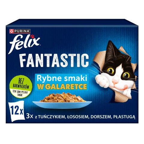 Felix Felix Fantastic Rybne Smaki W Galaretce 12x85g