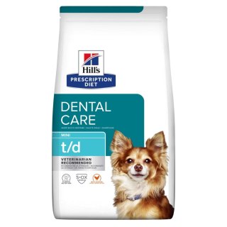 Hills Hill's PD Prescription Diet Canine t/d Mini Dental Care Kurczak 3kg