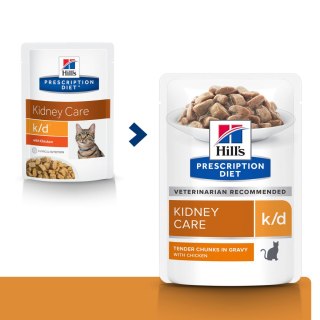Hills Hill's PD Prescription Diet Feline k/d Kurczak 85g