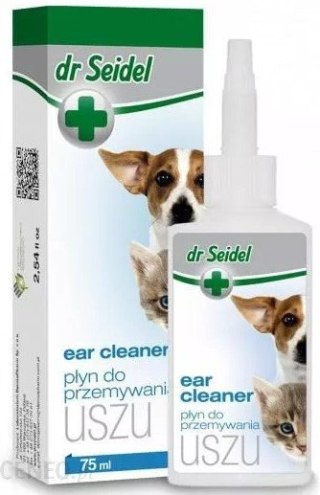 Laboratorium DermaPharm Laboratorium DermaPharm Dr Seidel Płyn Do Przemywania Uszu Dla Psów I Kotów 75ml
