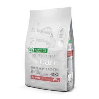 Nature's Protection Nature's Protection Superior Care White Dogs Grain Free Salmon Starter All Breeds 1,5kg