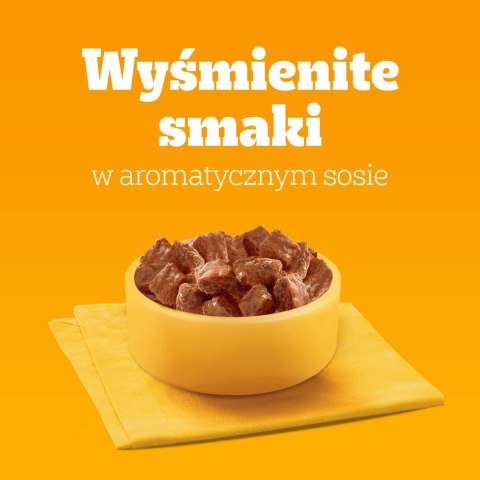 Pedigree Pedigree Mokra Karma Dla Dorosłych Psów Saszetka Mix Smaków (Z Kurczakiem I Warzywami, Z Wołowiną I Warzywami, Z Indykiem I Marc