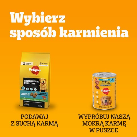 Pedigree Pedigree Mokra Karma Dla Dorosłych Psów Saszetka Mix Smaków (Z Kurczakiem I Warzywami, Z Wołowiną I Warzywami, Z Indykiem I Marc