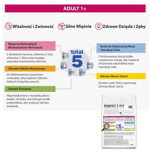 Perfect Fit PERFECT FIT Adult 1+ Z Kurczakiem 7kg