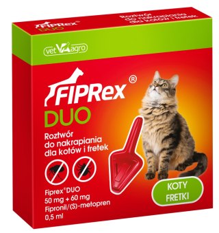 Vet-Agro Vet-Agro Fiprex Duo Kot, Fretka 0,5ml