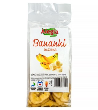 ALEGIA ALEGIA Przysmak Banany Suszone 50g
