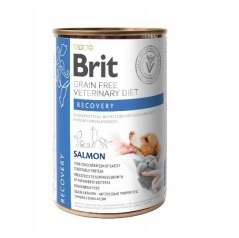 Brit veterinary Brit Grain Free Veterinary Diet Dog/Cat Recovery Łosoś 400g