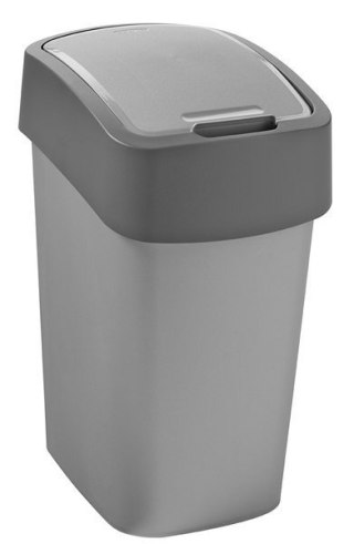 Curver Curver Flip Bin Kosz Na Śmieci Szaro-Grafitowy 10l